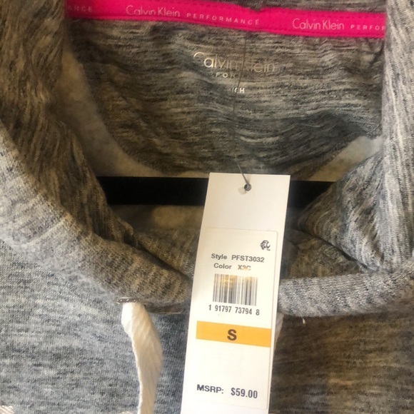 Calvin Klein gray hooded sweater - Picture 6 of 6